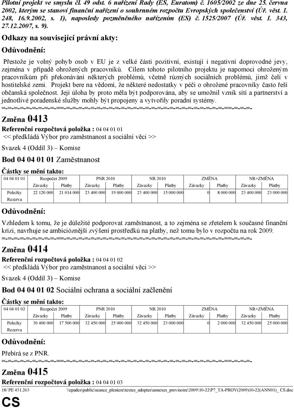 Přestože je volný pohyb osob v EU je z velké části pozitivní, existují i negativní doprovodné jevy, zejména v případě ohrožených pracovníků.