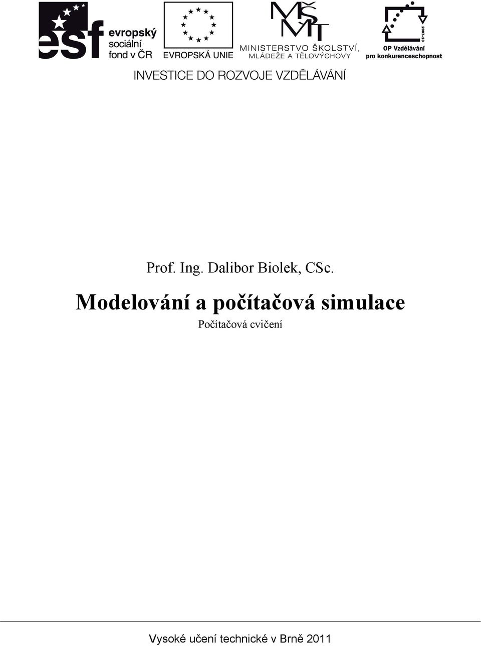 Modelování a počítačová