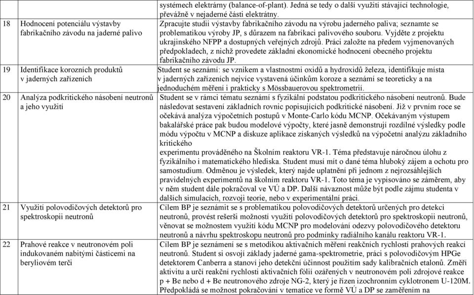 Jedná se tedy o další využití stávající technologie, převážně v nejaderné části elektrátny.