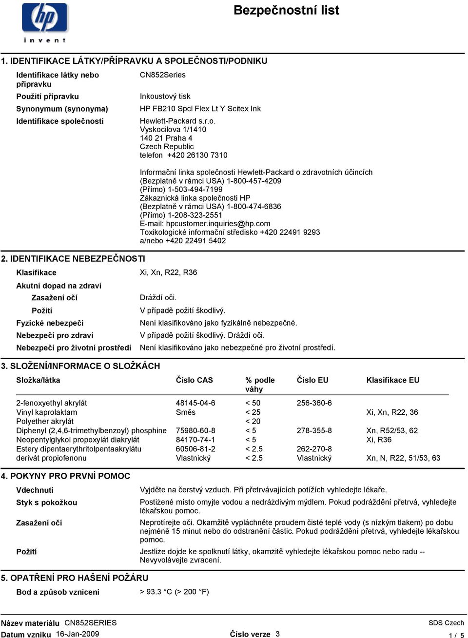 Lt Y Scitex Ink Hewlett-Packard s.r.o.