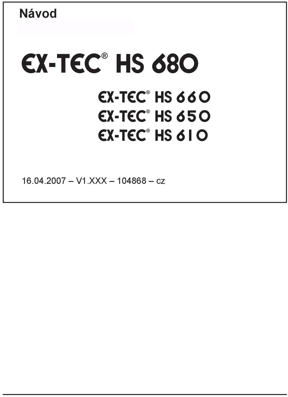 0 EX-TEC HS 6 5 0 EX-TEC HS