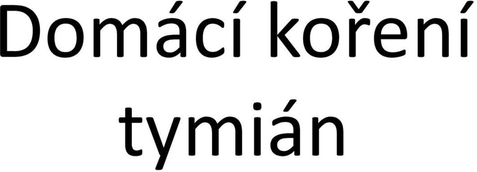 tymián