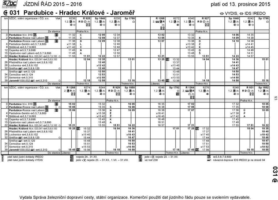 38 13 07 13 36 O 14 10 14 38 4 Pardubice-Semtín 3,5,7,9,600 11 38 L 12 40 13 38 Z 14 41 9 Stéblová 3,5,7,9,693 11 42 I 12 44 13 42 K 14 45 12 Čeperka 3,5,7,9,698 11 45 N 12 47 13 45 O 14 48 15