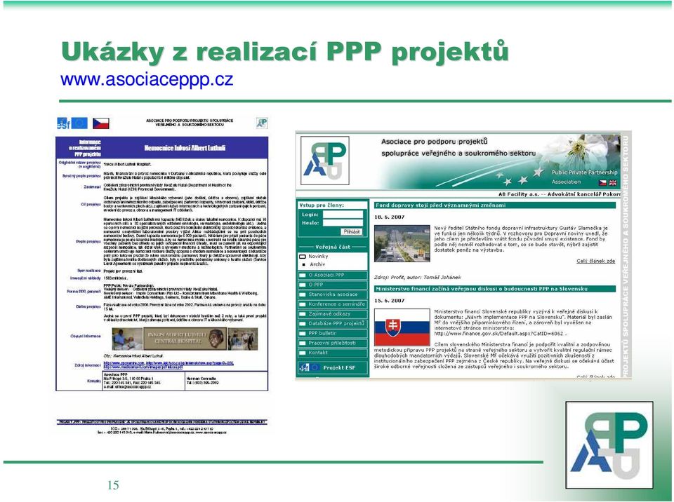 projektů www.