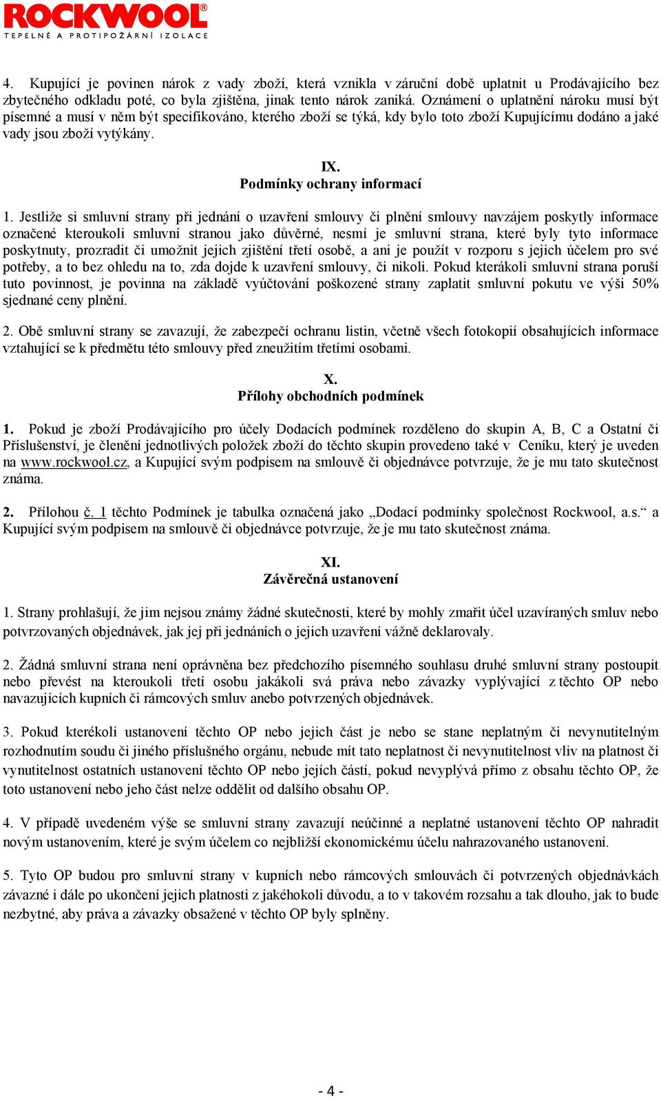 Podmínky ochrany informací 1.