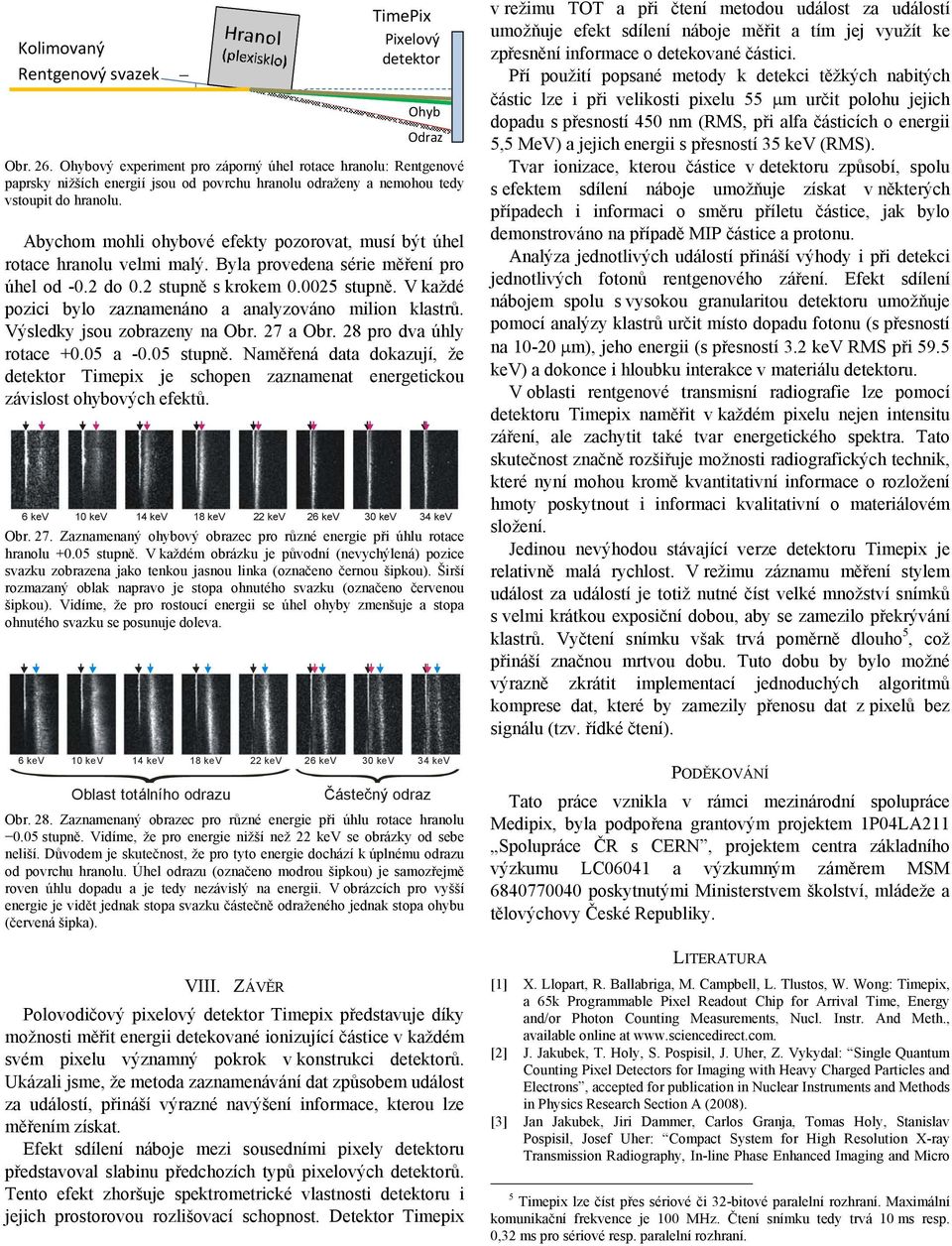 Abychom mohli ohybové efekty pozorovat, musí být úhel rotace hranolu velmi malý. Byla provedena série měření pro úhel od -0.2 do 0.2 stupně s krokem 0.0025 stupně.