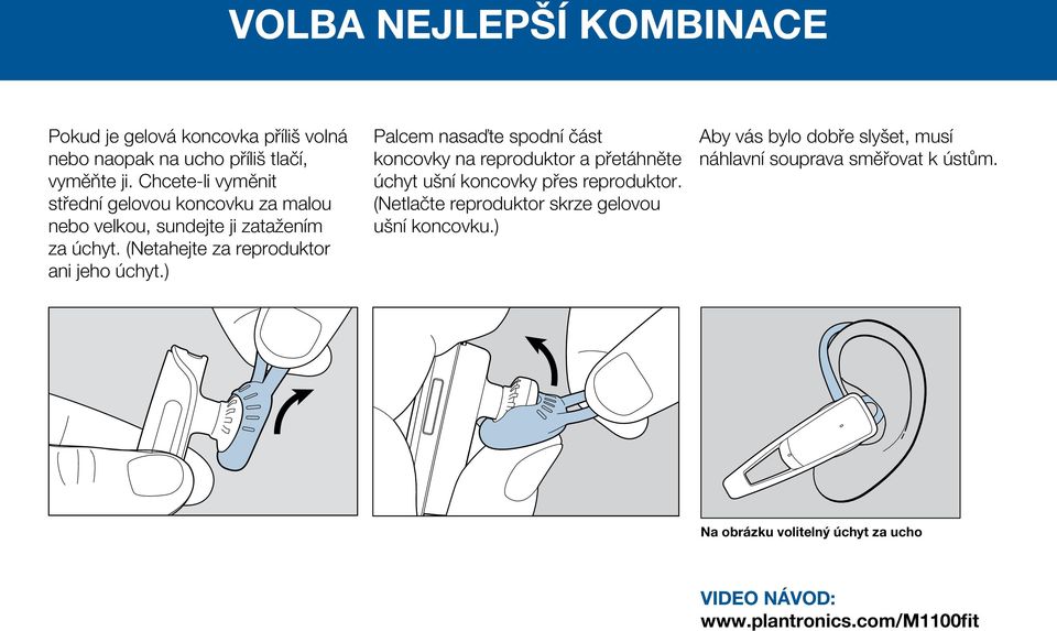 (Netahejte za reproduktor ani jeho úchyt.