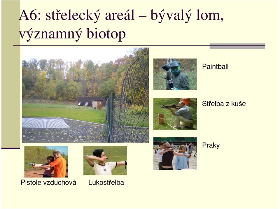 Paintball Střelba z kuše