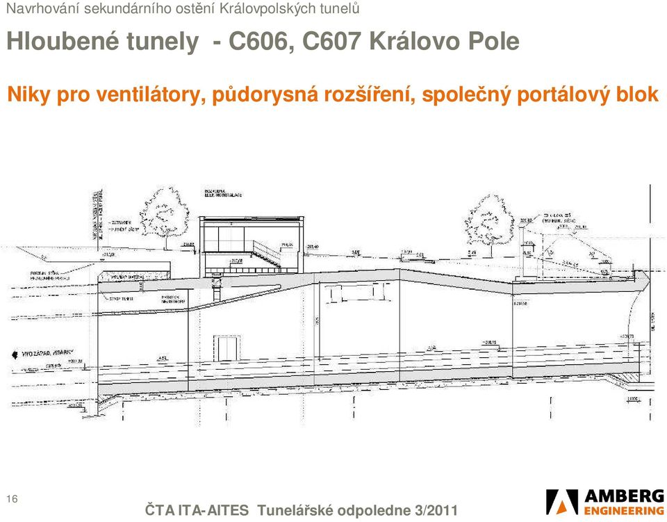 ventilátory, půdorysná