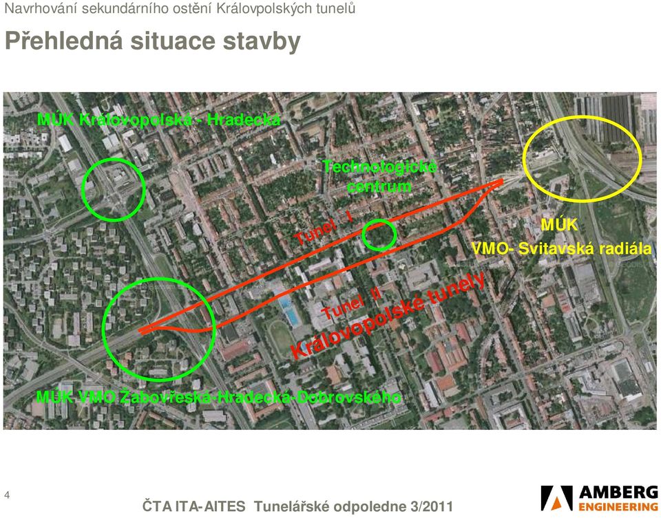 II Královopolské tunely MÚK VMO- Svitavská