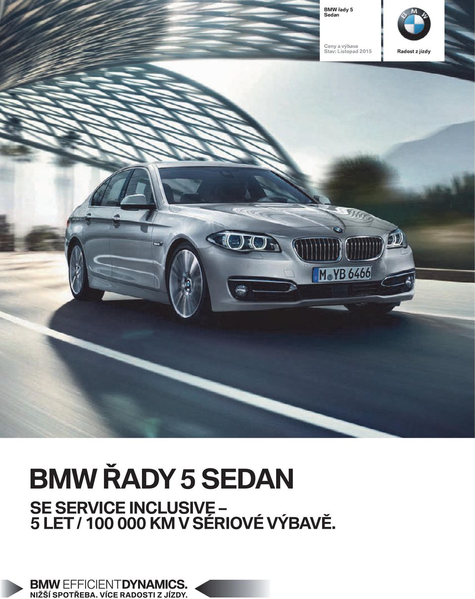 BMW ŘADY 5 SEDAN SE SERVICE