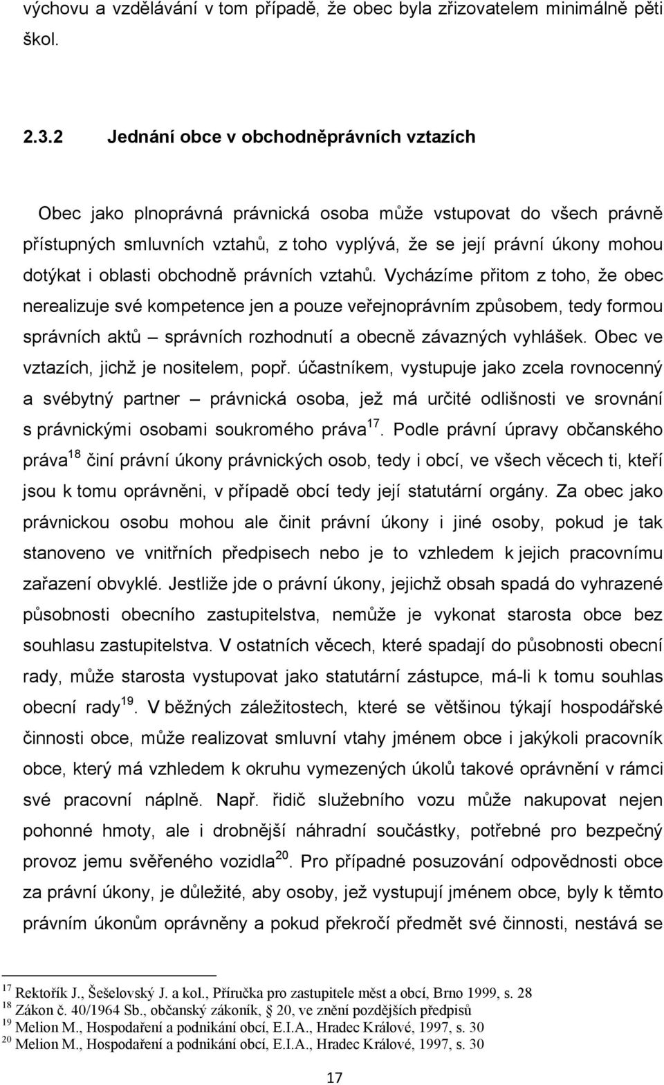 oblasti obchodně právních vztahů.