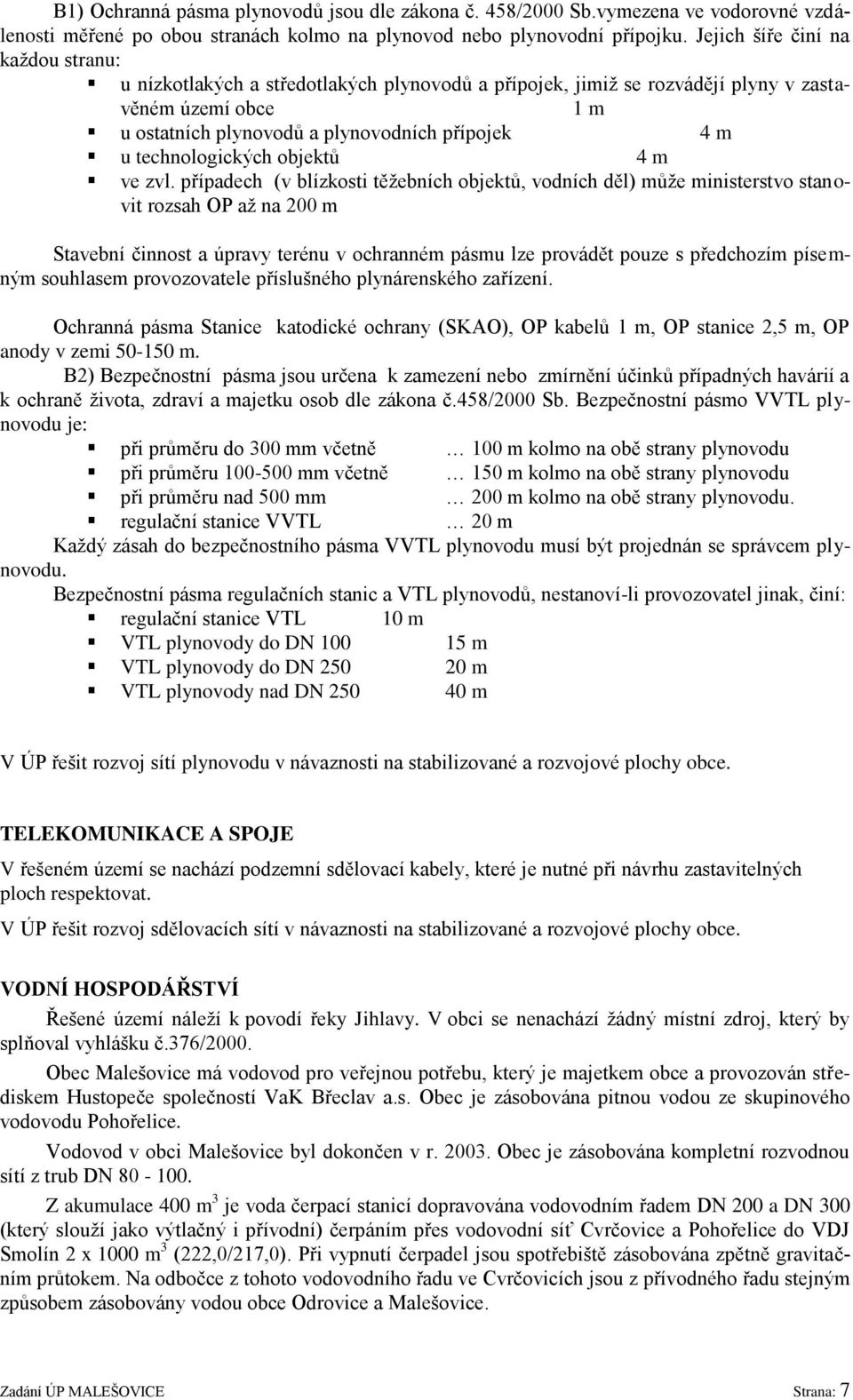 technologických objektů 4 m ve zvl.