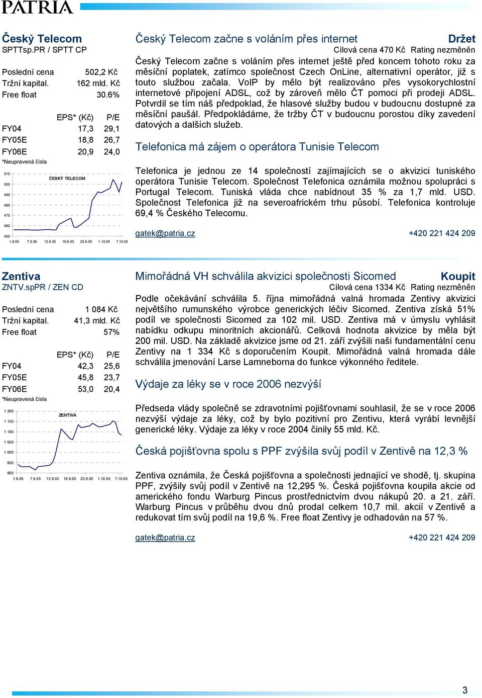 Czech OnLine, alternativní operátor, již s touto službou začala. VoIP by mělo být realizováno přes vysokorychlostní internetové připojení ADSL, což by zároveň mělo ČT pomoci při prodeji ADSL.