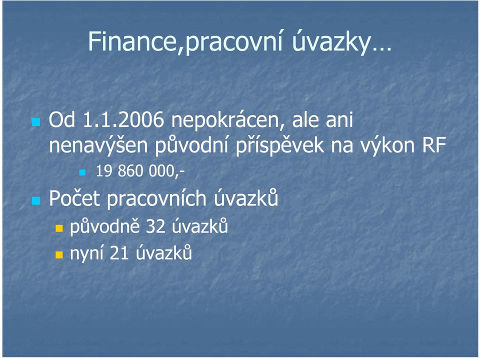 původní příspěvek na výkon RF 19 860