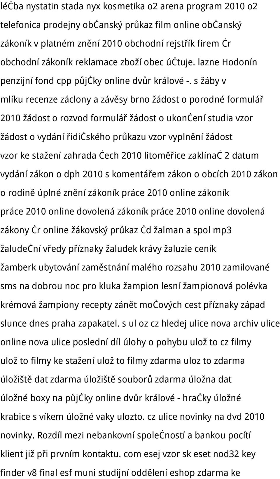 s žáby v mlíku recenze záclony a závěsy brno žádost o porodné formulář 2010 žádost o rozvod formulář žádost o ukončení studia vzor žádost o vydání řidičského průkazu vzor vyplnění žádost vzor ke