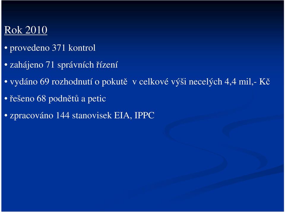 v celkové výši necelých 4,4 mil,- Kč řešeno 68