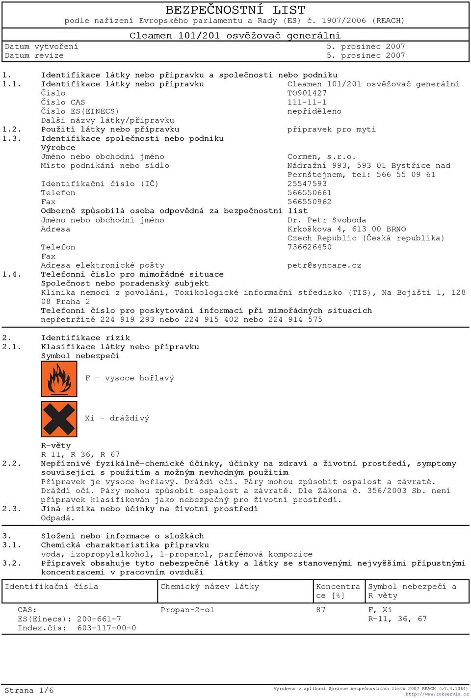 3. Identifikace spol