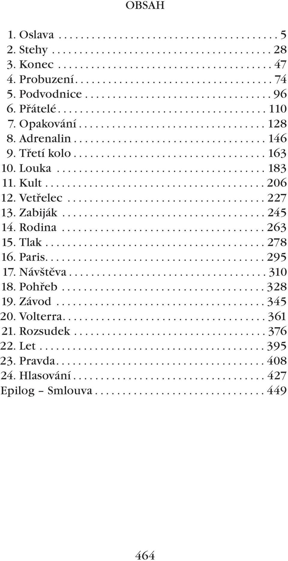 Třetí kolo................................... 163 10. Louka...................................... 183 11. Kult........................................ 206 12. Vetřelec.................................... 227 13.