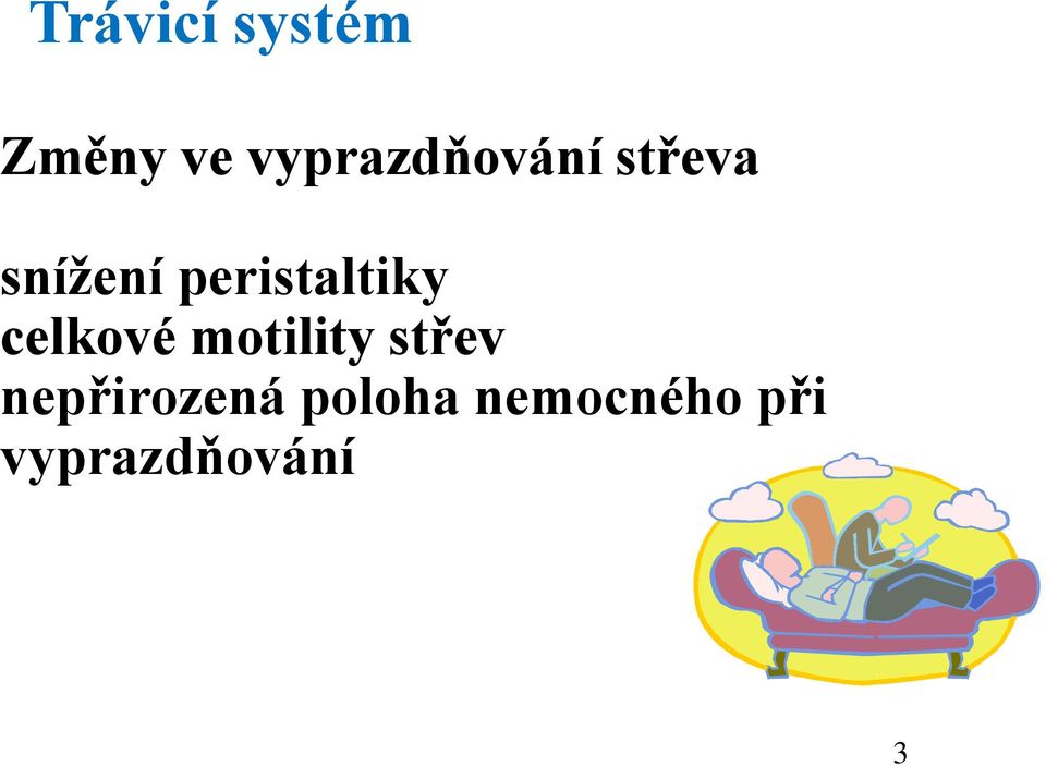 peristaltiky celkové motility