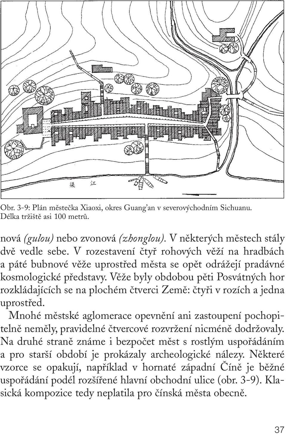 VûÏe byly obdobou pûti Posvátn ch hor rozkládajících se na plochém ãtverci Zemû: ãtyfii v rozích a jedna uprostfied.