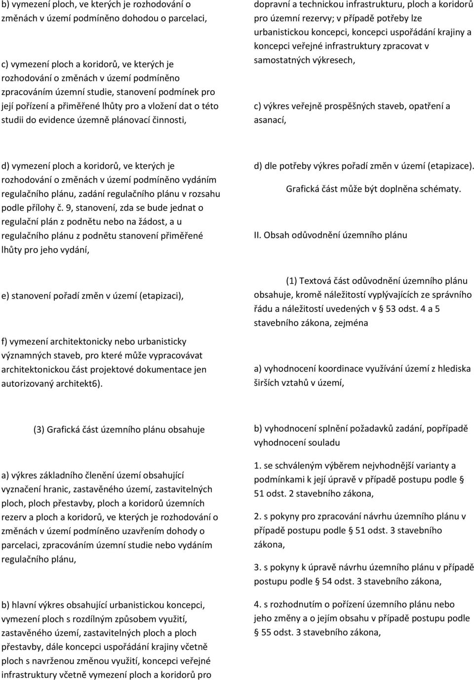 rezervy; v případě potřeby lze urbanistickou koncepci, koncepci uspořádání krajiny a koncepci veřejné infrastruktury zpracovat v samostatných výkresech, c) výkres veřejně prospěšných staveb, opatření