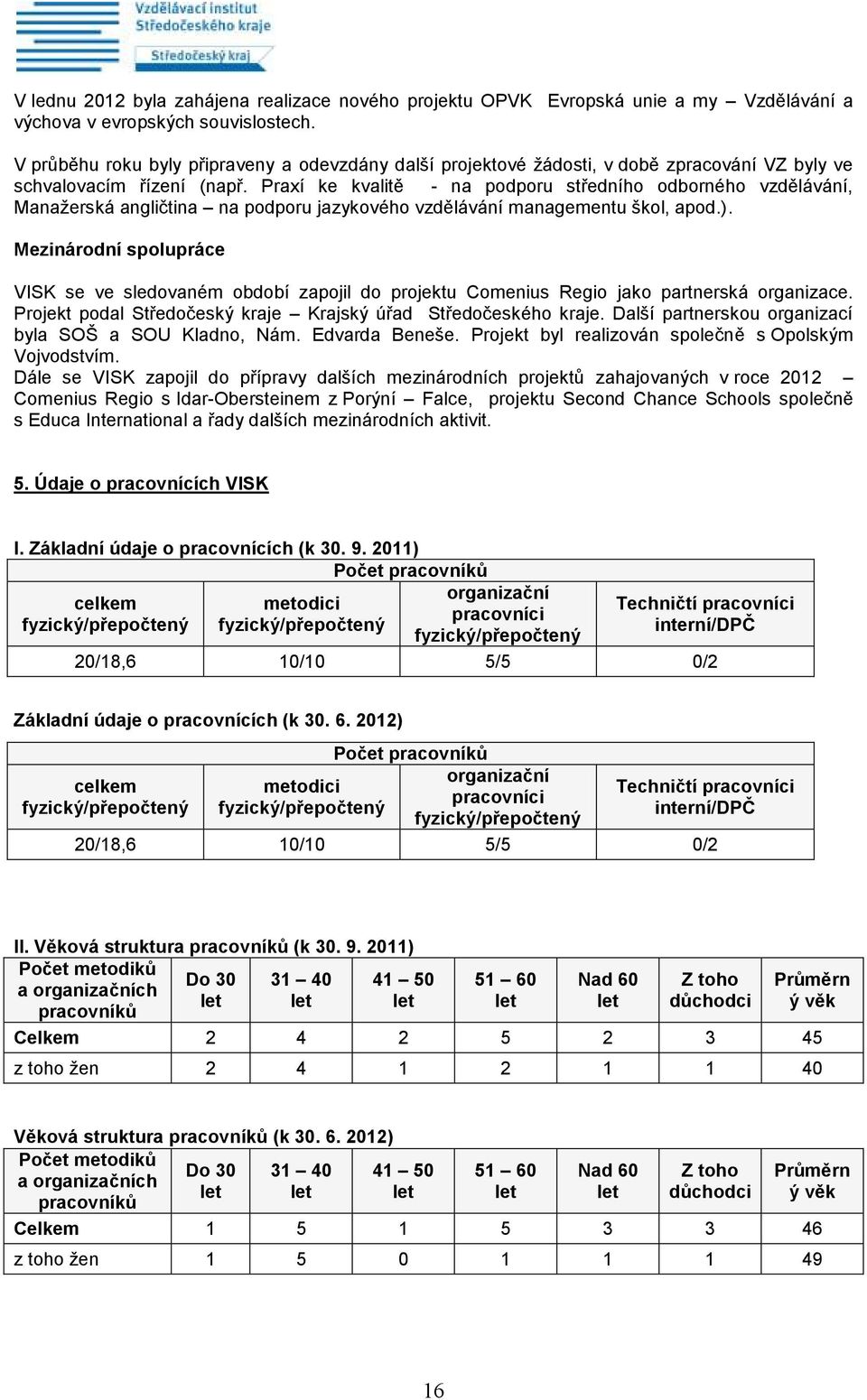 Praxí ke kvalitě - na podporu středního odborného vzdělávání, Manažerská angličtina na podporu jazykového vzdělávání managementu škol, apod.).