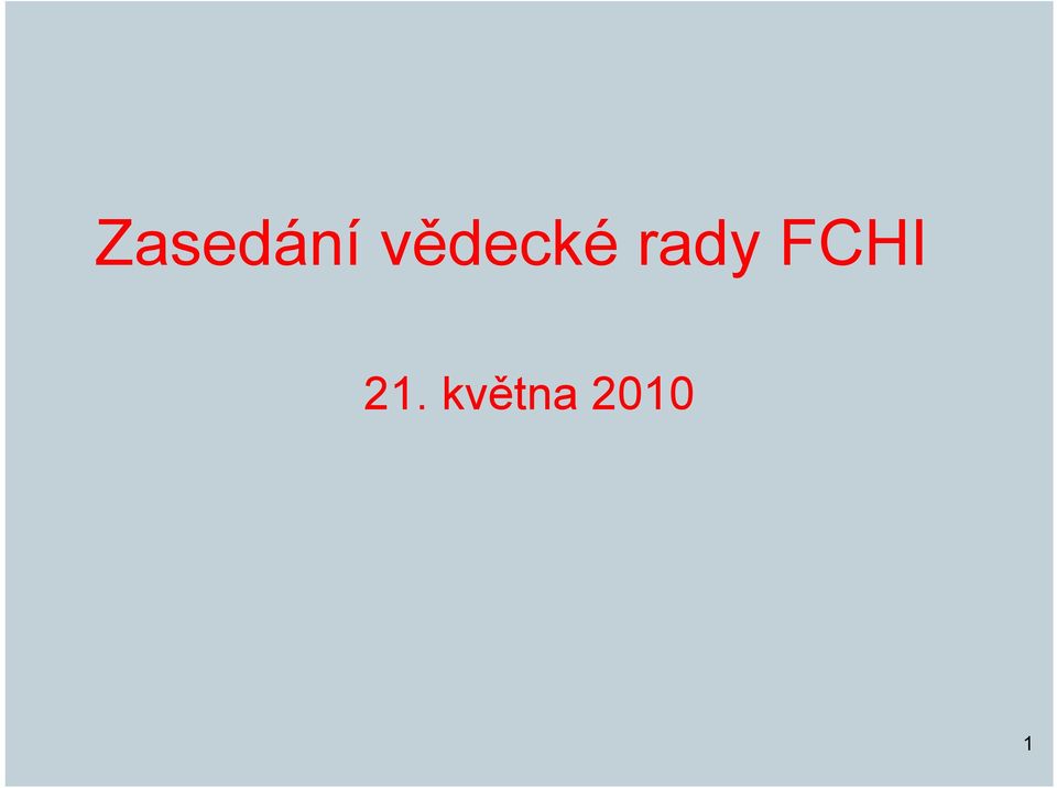 rady FCHI