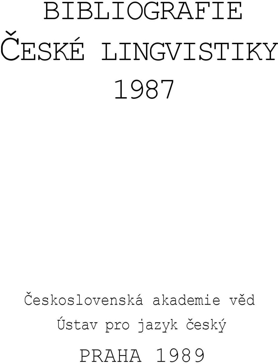 Ĉeskoslovenská akademie