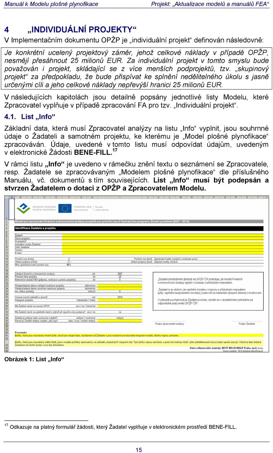 skupinový projekt za předpokladu, že bude přispívat ke splnění nedělitelného úkolu s jasně určenými cíli a jeho celkové náklady nepřevýší hranici 25 milionů EUR.