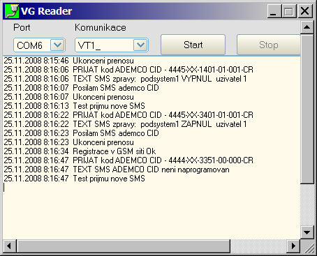 manuál Pager VT 21 13.4.2 Přenos na telefonní čísla Nastavuje se jen u textu SMS zpráv zóna, uživatel, SYSTÉM, Porucha a Obnova. Na pozicích textu SMS zpráv Podsystém a Objekt je bez významu.