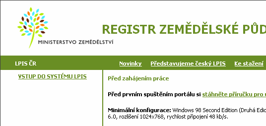 2. Zadávání osevních postupů Pomocí tlačítka REGISTR PŮDY a následně