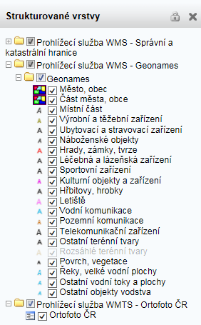 Je vedena v podobě bezešvé databáze pro celé území