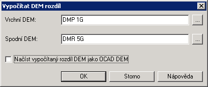 PROGRAM OCAD 11 3.1.1 Sloučení DEM Sloučení DEM nachází uplatnění, jestliže máme více modelů a chceme s nimi pracovat jako s celkem.