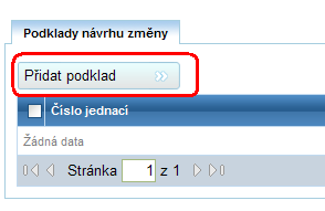 3.3. Podklady návrhu změny U návrhu změny je třeba zapsat informaci o podkladu, na základě kterého jste změnu zadali. Zpravidla se jedná o číslo jednací příslušného úřadu. 1.