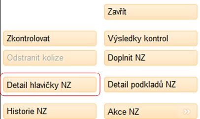 3. Vyplňte alespoň povinné údaje Číslo jednací a Popis (obrazovka UNZ126). 4. Klepněte na Uložit změny. 5. Dvakrát klepněte na Zavřít. Dostanete se zpět do návrhu změny (obrazovka UNZ110).