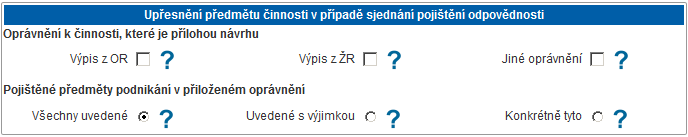 Obr: Krok osoby Ostatní údaje Zvláštní ujednání V případě zvláštního ujednání např.