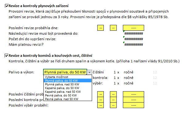 Revize a prohlídky