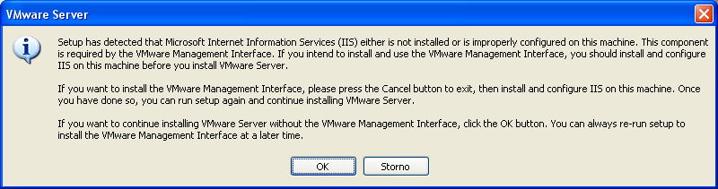 Sériové číslo (čísla) si poznamenejte, nejlépe uložte do textového souboru. 7.2 Instalování Program VMware Server (instalátor) máme na disku, jeho název může být např. VMware-serverinstaller-1.0.