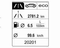 120 Přístroje a ovládací prvky Svítí bíle Systém je zapnutý. Svítí zeleně Adaptivní tempomat je vždy aktivní. Adaptivní tempomat 3 185. Detekováno vozidlo vpředu A svítí zeleně.