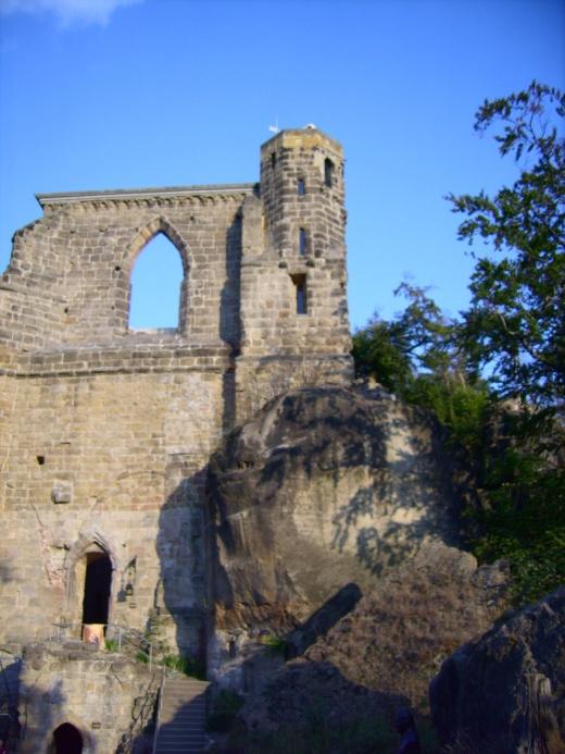 Aussichtsturm der Klosterkirche auf dem Berg Oybin/ Vyhlídková věž klášterního chrámu na hoře Oybin www.oybin.com info@oybin.