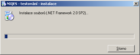 2.2.1 Instalace. NET Framework Pokud instalace aplikace detekuje. NET Framework 2.0 na stanici, je následující fáze dle kapitoly 2.2.1 vynechána a pokračuje se kapitolou 2.2.2 V opačném případě je nejdříve automaticky spuštěna jeho instalace: Obrázek 2 Instalace.