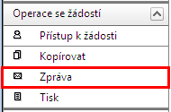 ~ 32 ~ zprávu zobrazit přímo na projektové žádosti v BENEFIT7 na záložce Zpráva. Příchozí nepřečtená zpráva k dané projektové žádosti/projektu je identifikována příznakem na Kontě žádostí.