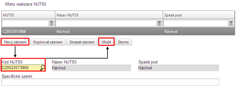 ~ 43 ~ Místem realizace projektu se rozumí místo, kde je projekt fyzicky realizován na úrovni obce. Pokud věcné plnění projektu přesahuje jednu obec, jsou tyto obce vyjmenovány.