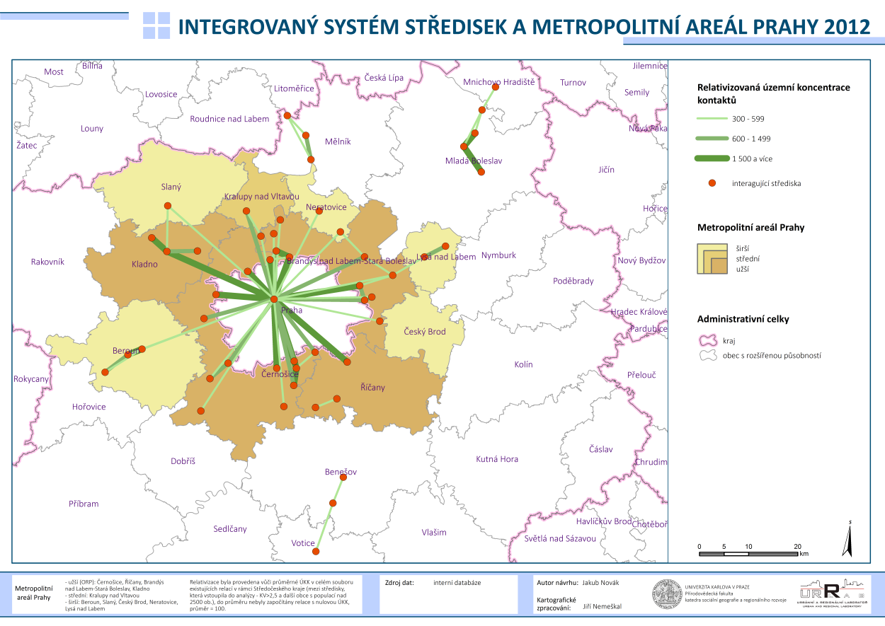 Vymezení na základě dat mobilních operátorů 15 Obrázek: ISS a