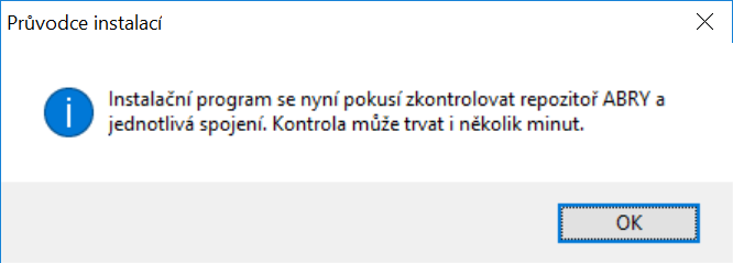 7. V následujícím kroku vyberte adresář, kde se nachází ostrá instalace SW ABRA. Poznámka: Umístění na obrázku níže je pouze ilustračního rázu. Skutečná cesta se liší dle vaší instalace. 8.