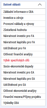 4.7 Ekonomická analýza Ekonomická analýza je povinná pro všechny projekty nad 100 mil. Kč CZV. Z povinnosti jsou vyjmuty projekty generující příjmy dle čl.