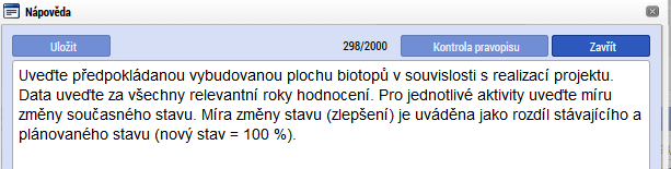 Obr. č. 39 Míra dopadu III Použitím tlačítka Nový záznam je založen záznam socio-ekonomického dopadu a je možné, pokud je to relevantní, založit další záznam dle postupu výše.