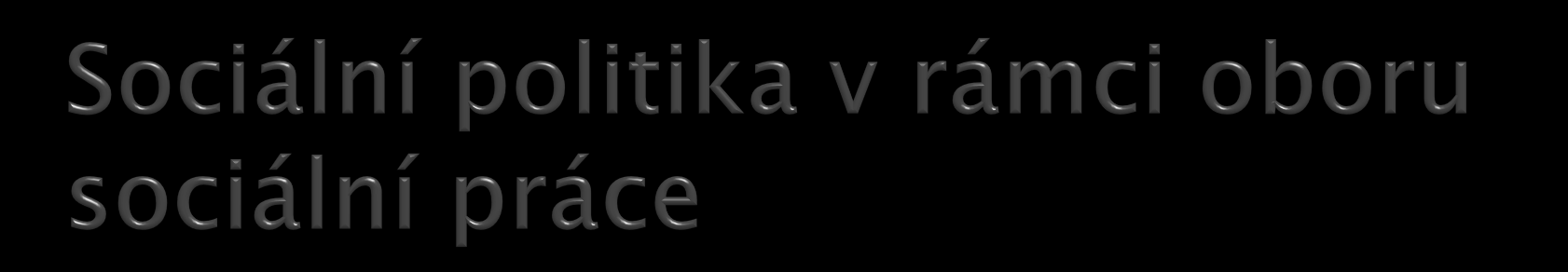 Definice sociální práce schválená Mezinárodní federací sociálních pracovníků (2000): Sociální práce probíhá v kontextu Sociální práce podporuje sociální změnu, řešení problémů v mezilidských vztazích