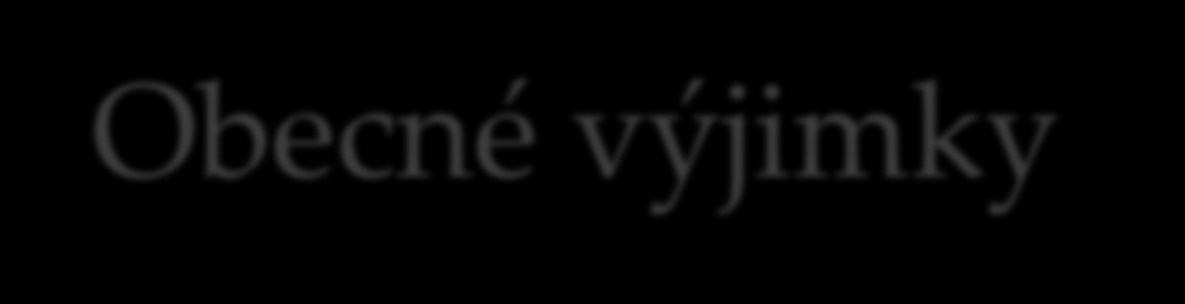 Obecné výjimky in house 2 Pro možnost použití in house výjimky je třeba naplnit současně následující podmínky: o zadavatelem veřejné zakázky musí být veřejný zadavatel o osoba, které je veřejná